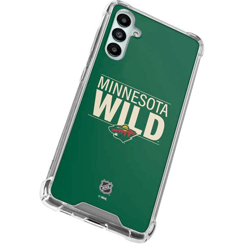 NHL Minnesota Wild Lineup Galaxy A15 5G Clear Case